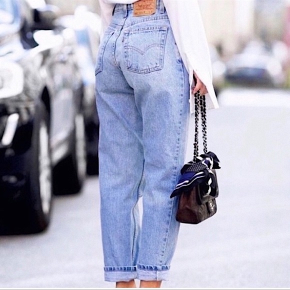 Levi's Denim - Levi's 550 Vintage Deadstock Y2K Relaxed Tapered High Waist Rigid Denim Mom Jean